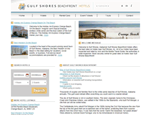 Tablet Screenshot of gulfshoresbeachfronthotels.com